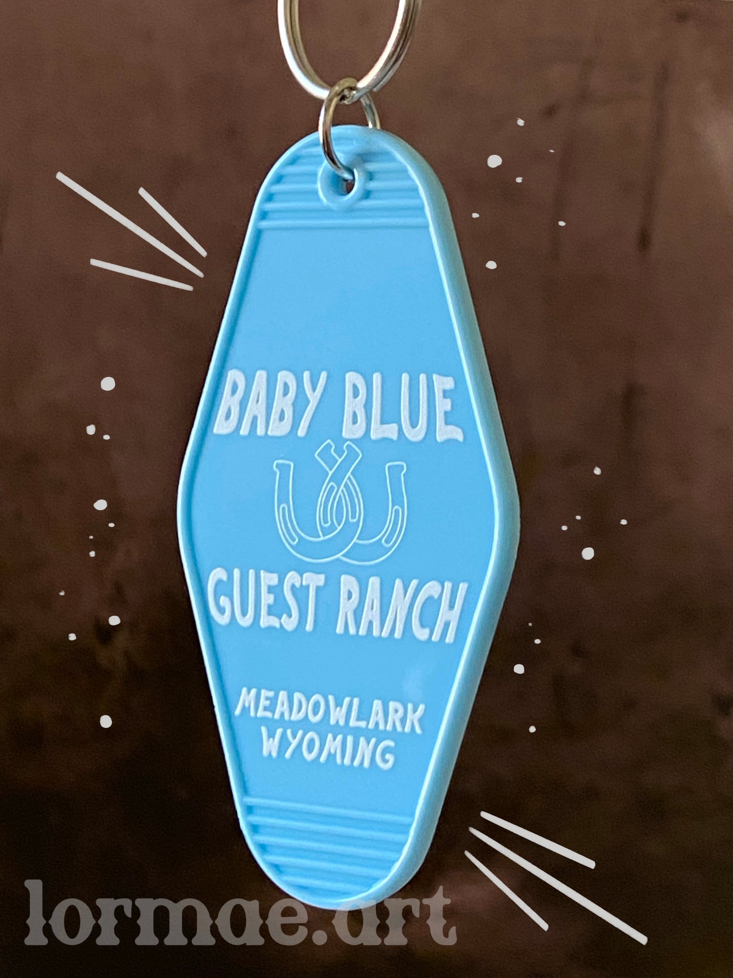 Meadowlark Motel Keychain pack