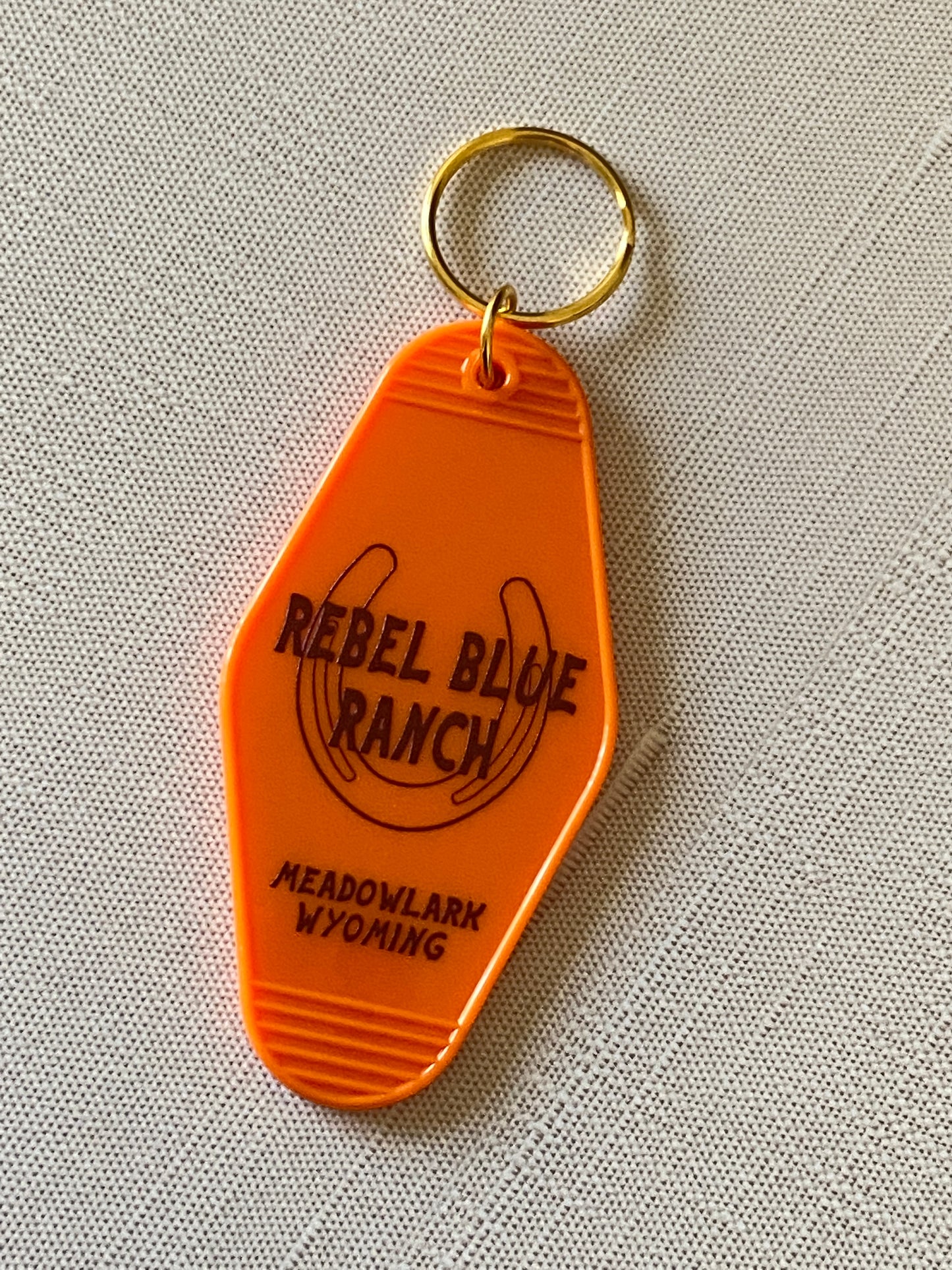 Rebel Blue Motel Keychain