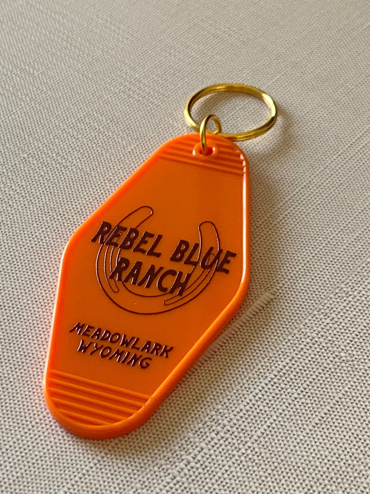 Rebel Blue Motel Keychain