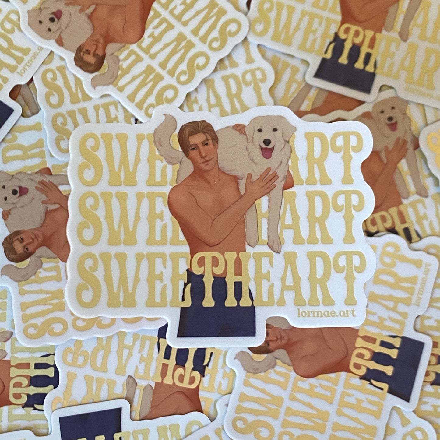 Sweetheart Vinyl Sticker