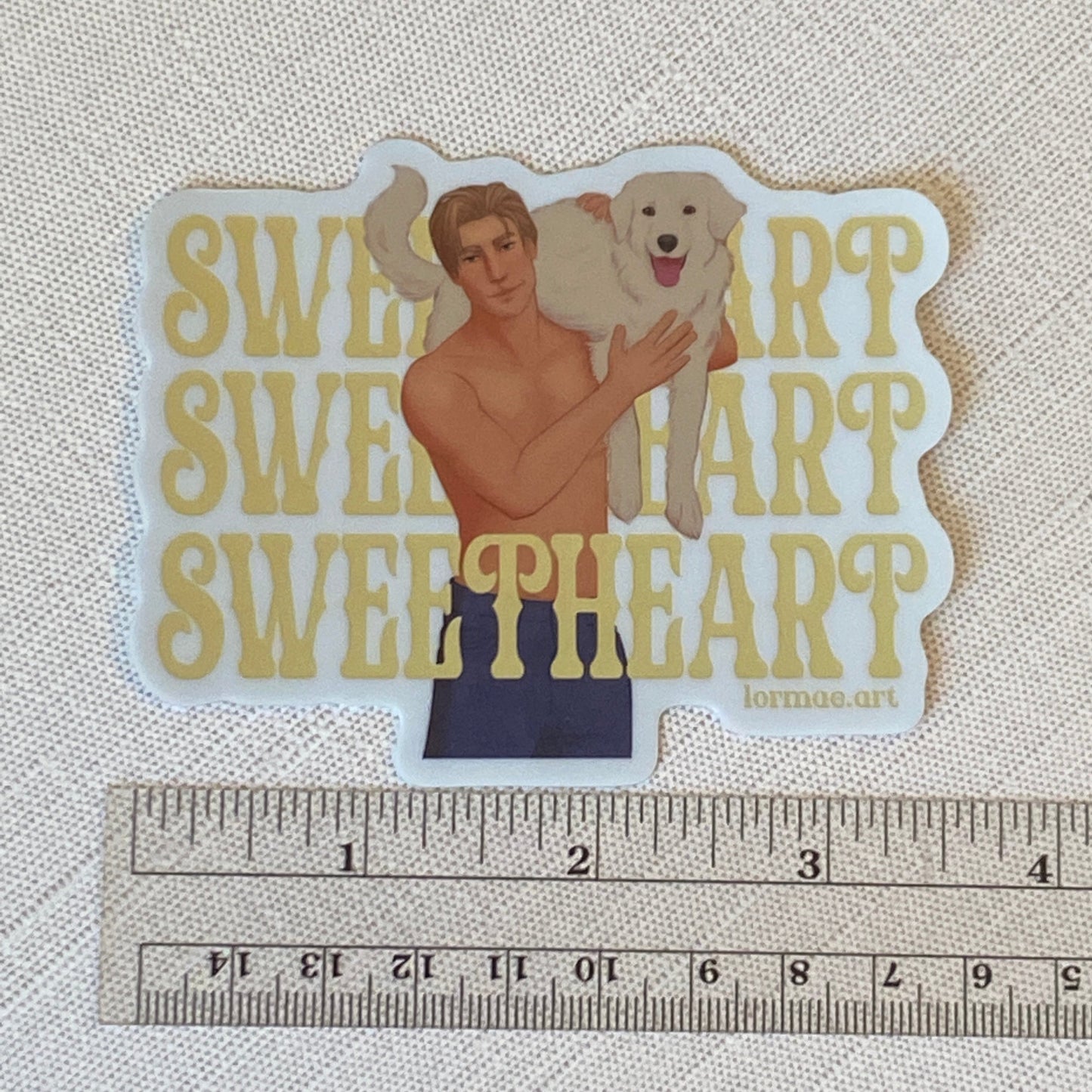 Sweetheart Vinyl Sticker