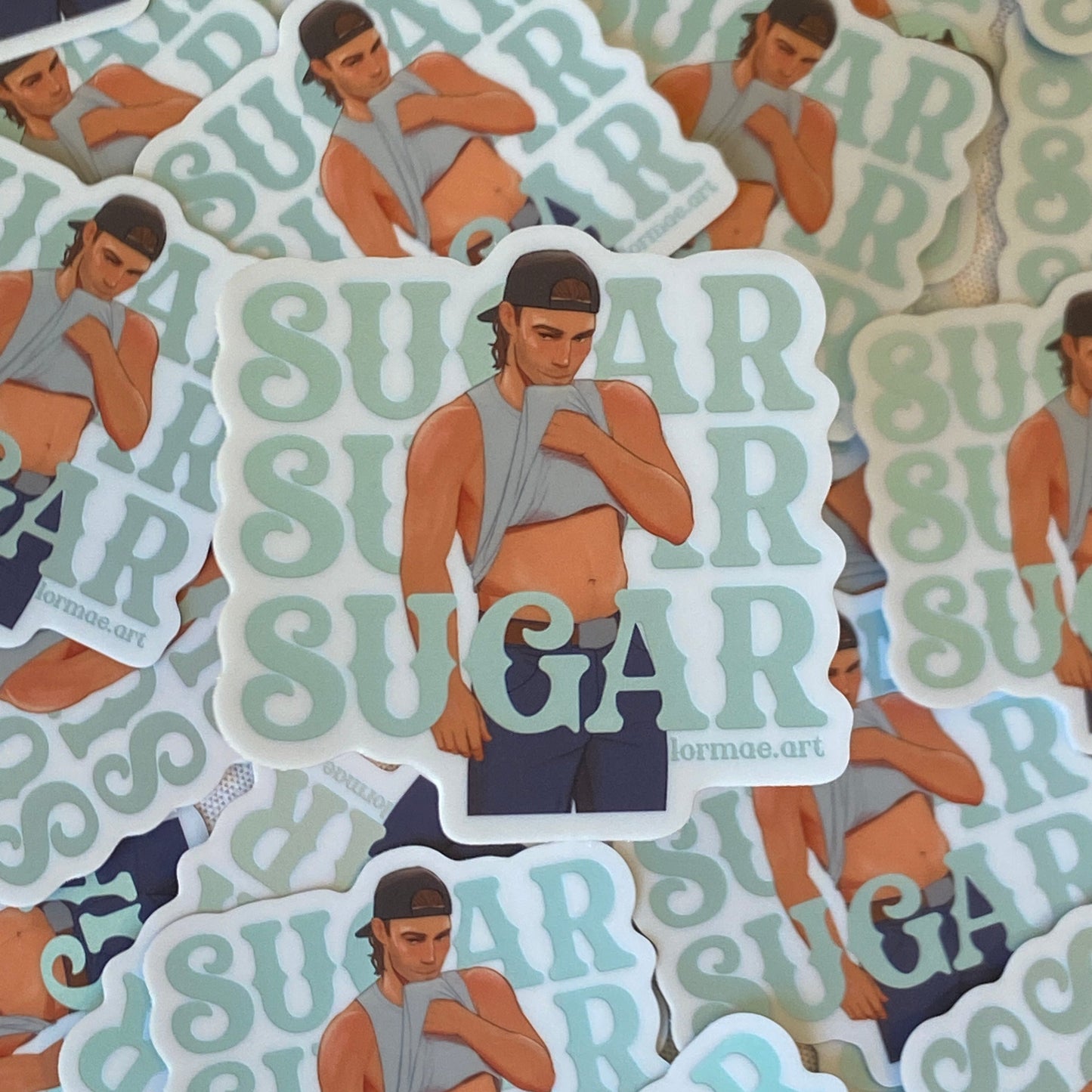 Sugar Vinyl Sticker