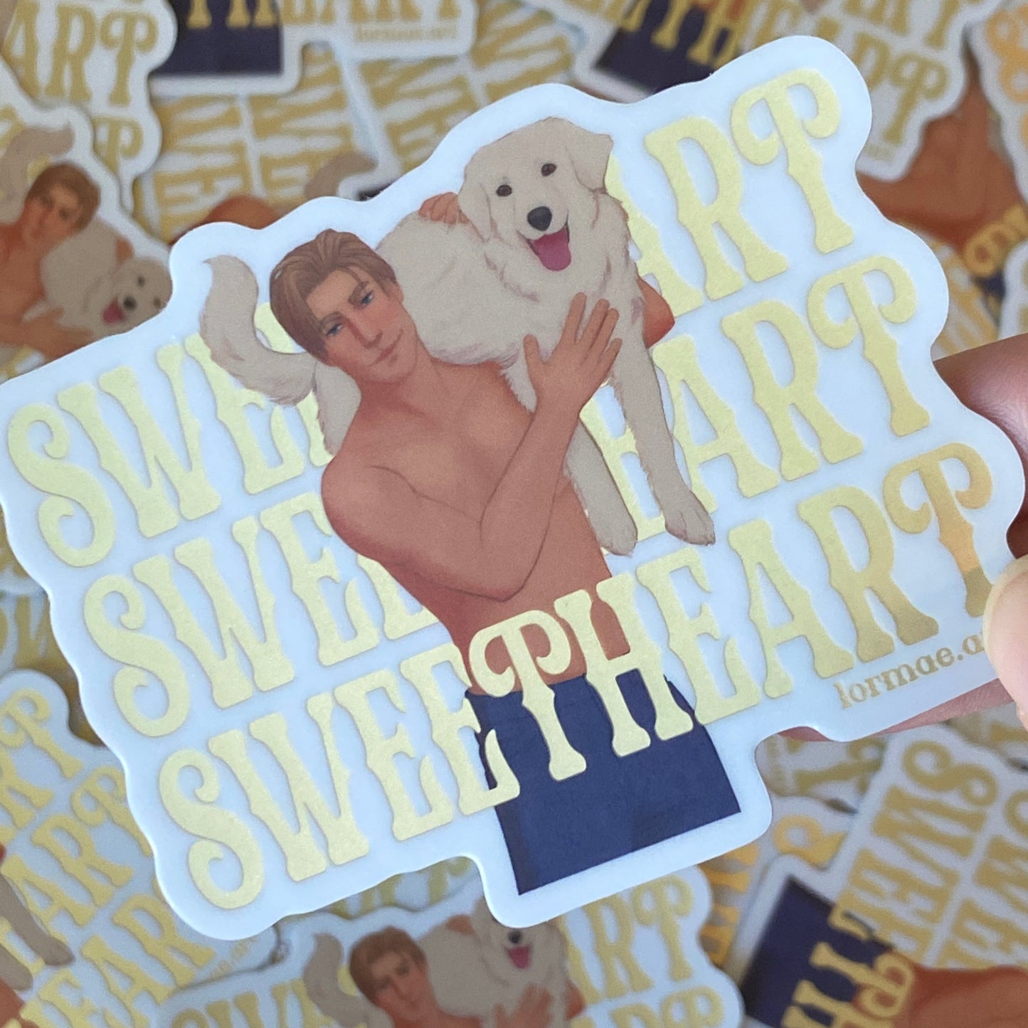 Sweetheart Vinyl Sticker
