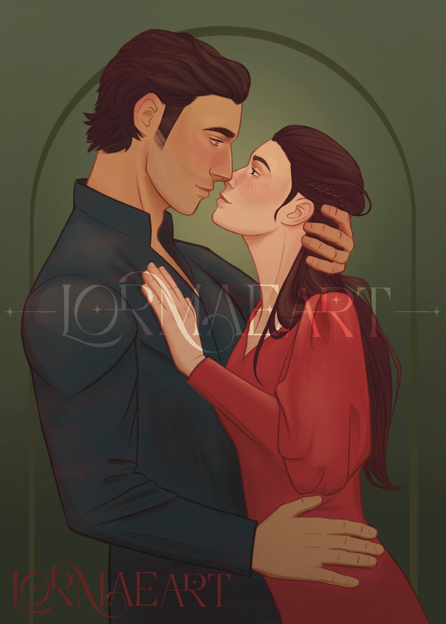 Rayvn & Elspeth Art Print