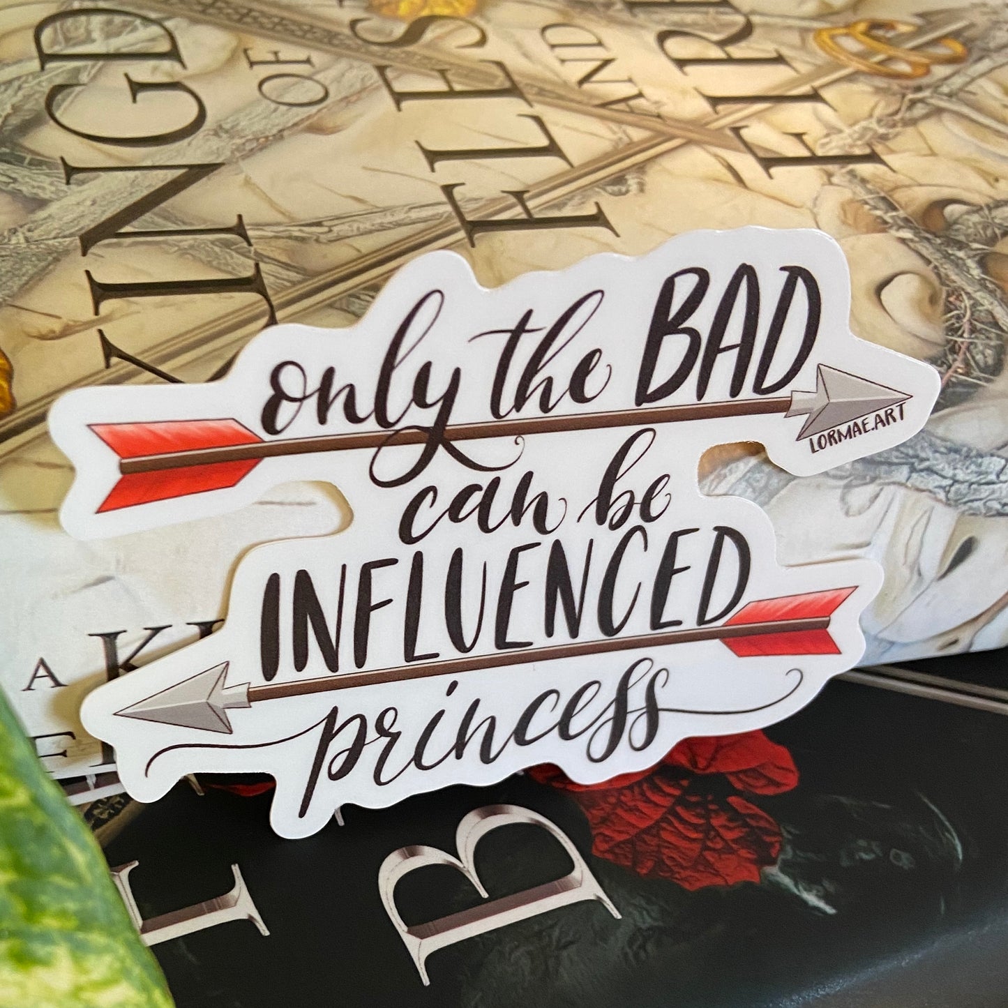 Only The Bad Vinyl Sticker