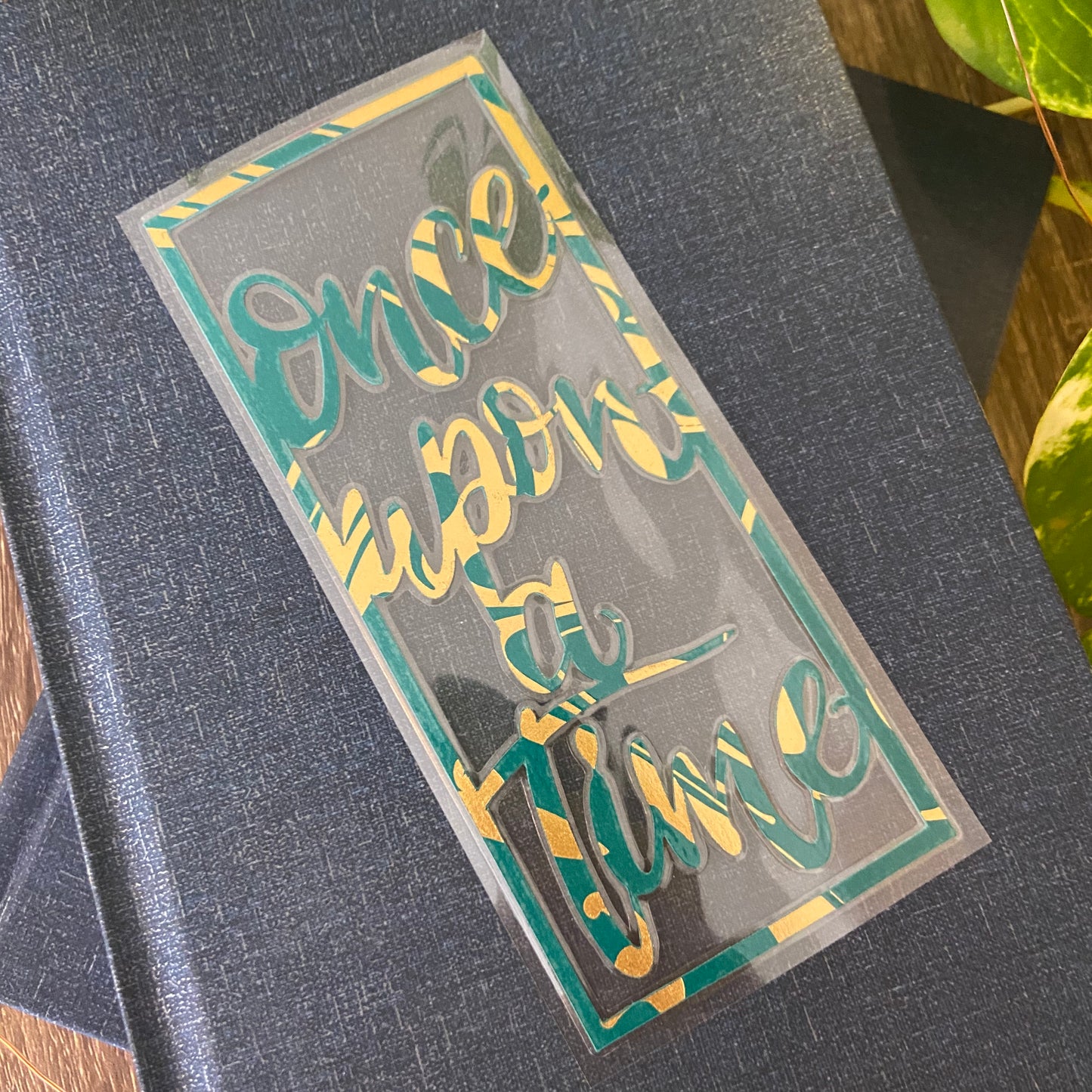 A Time Cutout Bookmark