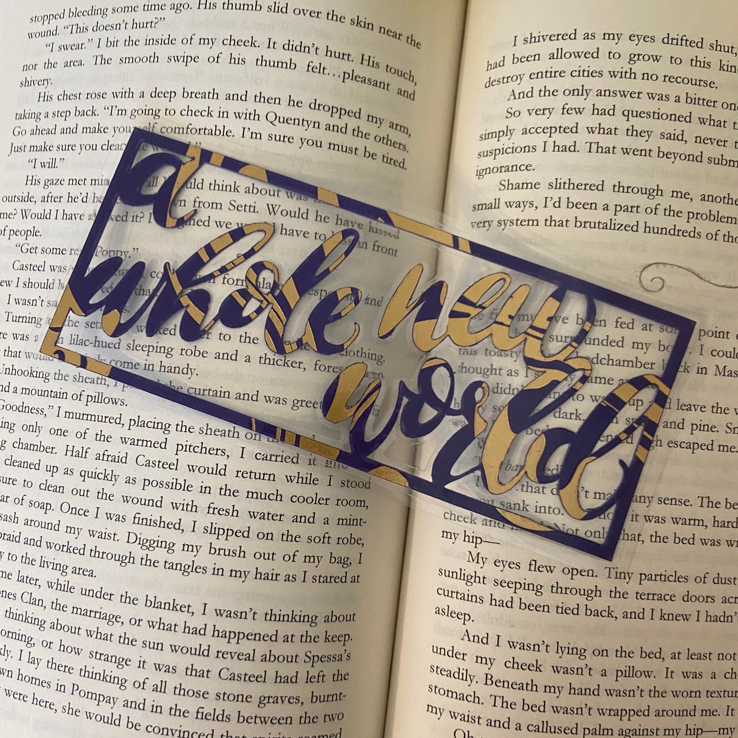 New World Cutout Bookmark
