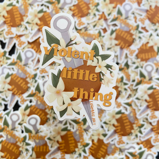 Violent Little Thing Vinyl Sticker