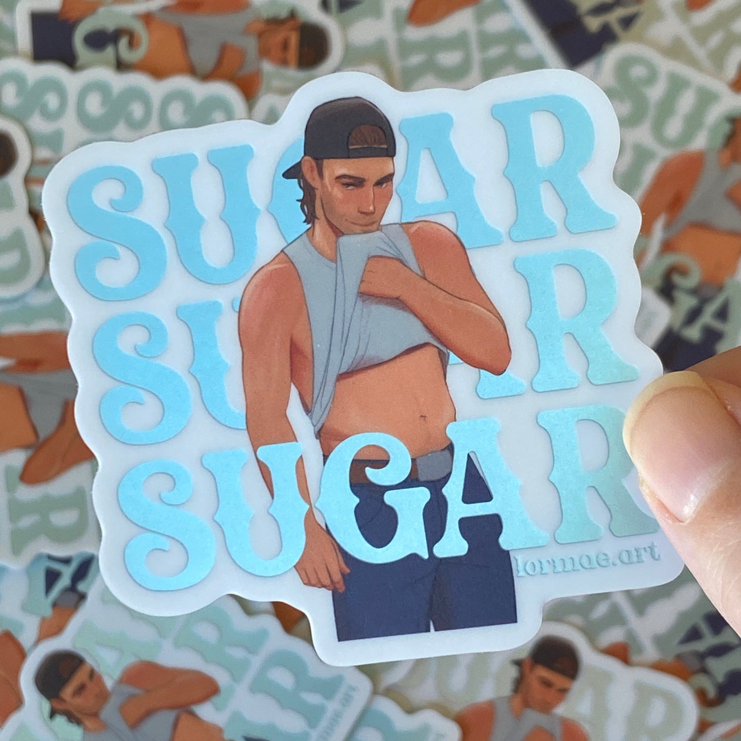 Sugar Vinyl Sticker