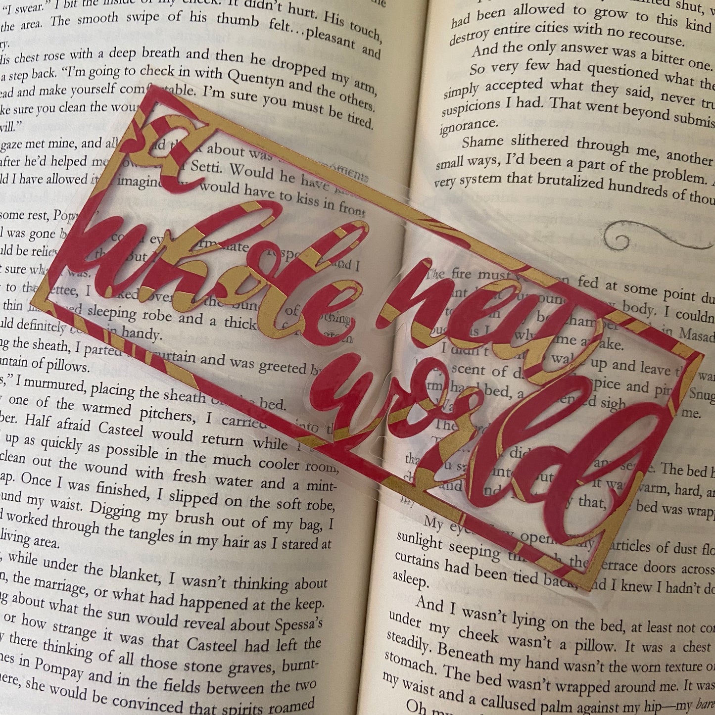 New World Cutout Bookmark