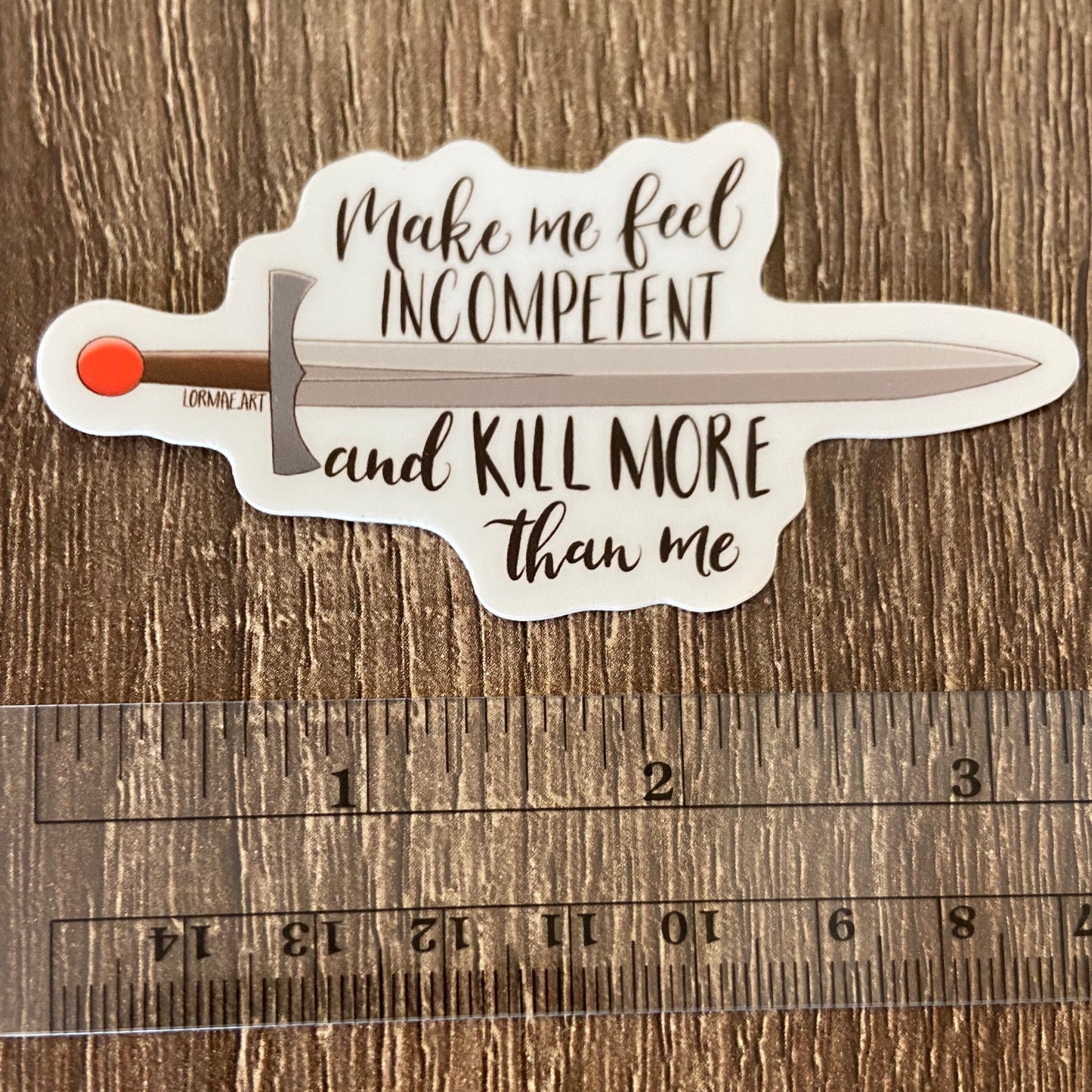 Make Me Feel Vinyl Sticker