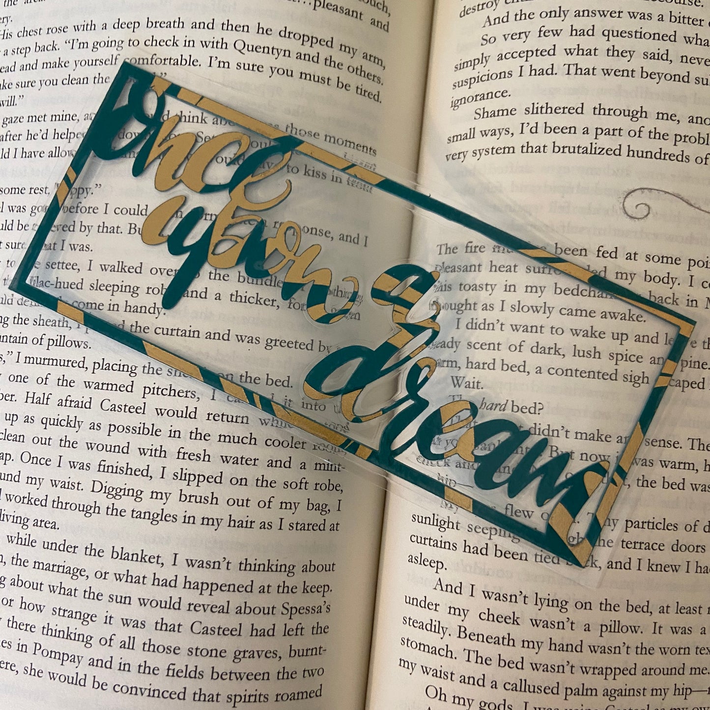 A Dream Cutout Bookmark