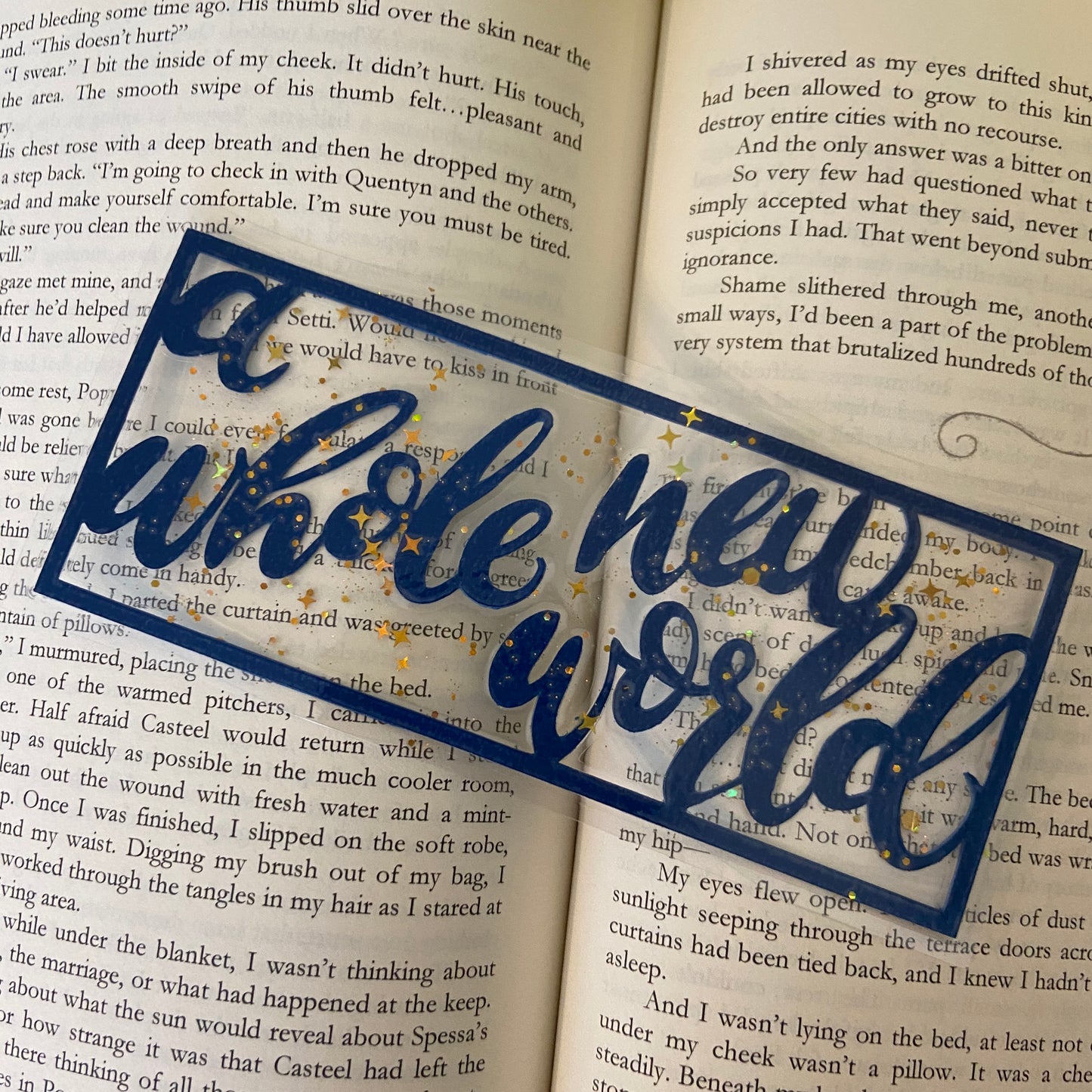 New World Cutout Bookmark