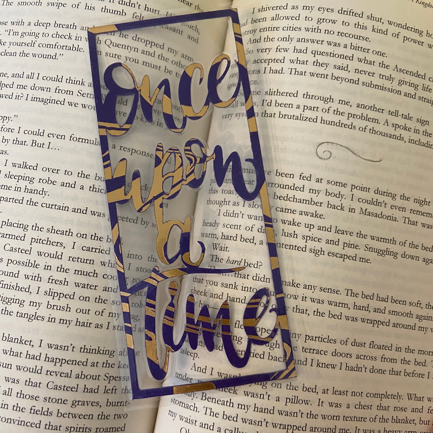 A Time Cutout Bookmark