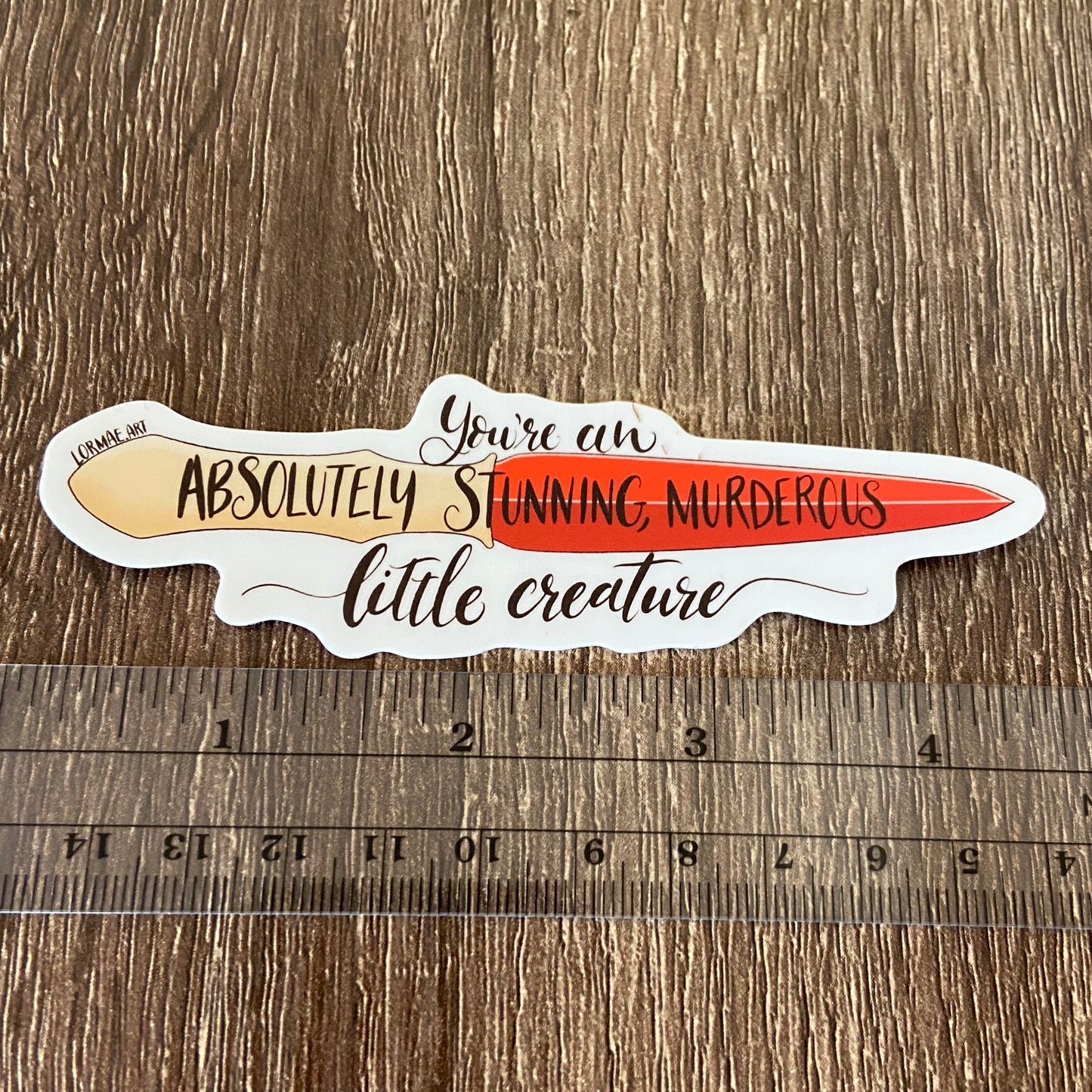 Absolutely Stunning Vinyl Sticker