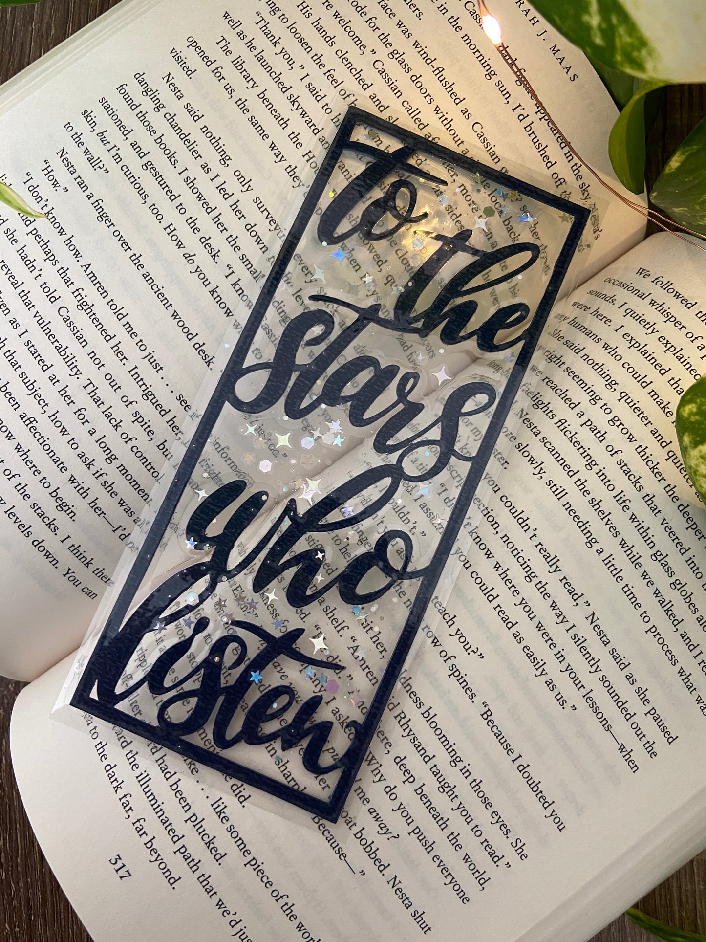 To The Stars Cutout Bookmark