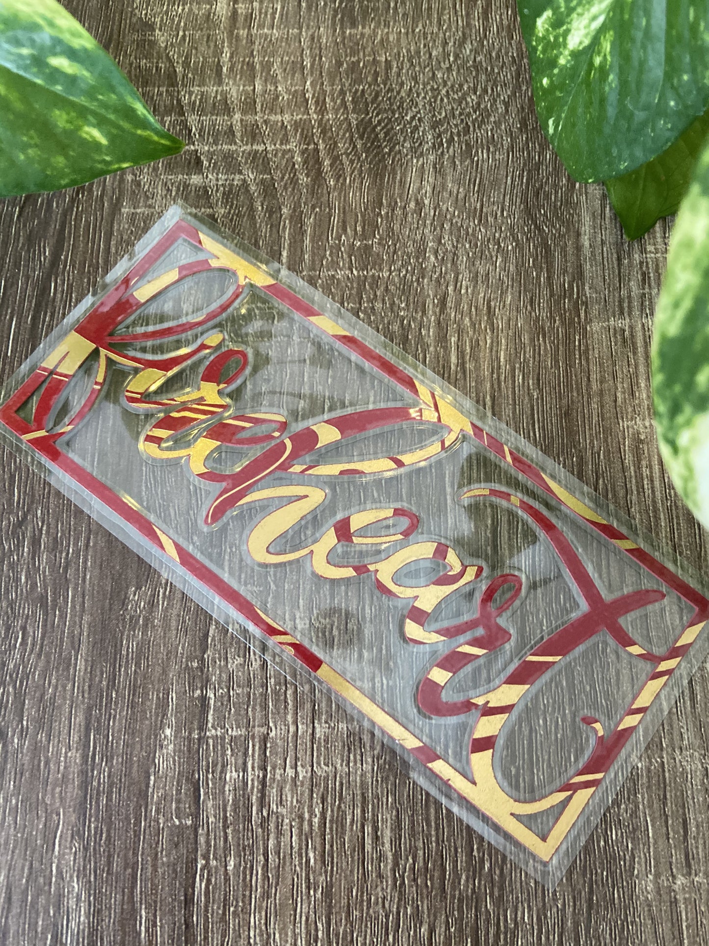 Fireheart Cutout Bookmark