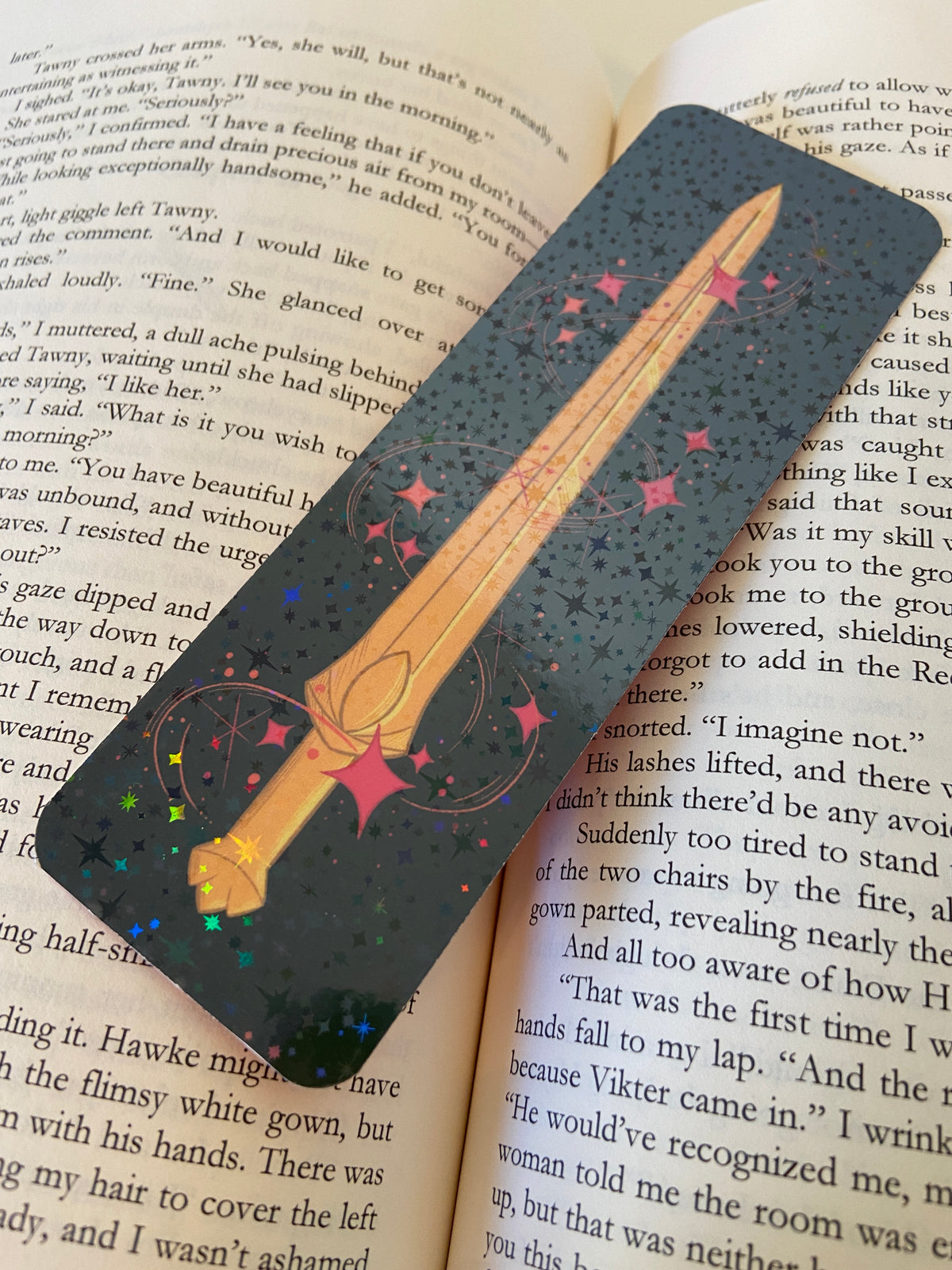 Sharp Bookmark Sparkle Sword Bookmark – lormae art